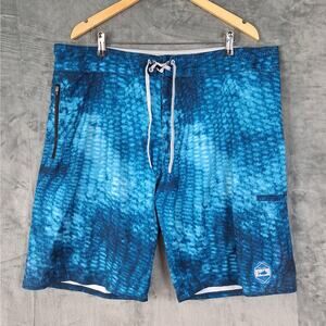 Pelagic Board Shorts 40 Argonaut Swim Trunks‎ Fishing Beach Vacation Surf Hybrid